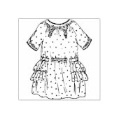 doll dress art stamp rubberstempel (Afrduk)