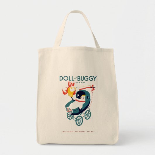 Doll en Buggy Parade Tote Bag (Voorkant)
