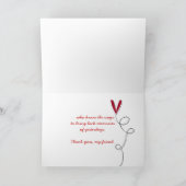 Doll en de Teddybeer van het Vod van de Feestdagen Kaart (Binnen)