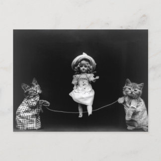 Doll en Kittens overslaan Briefkaart