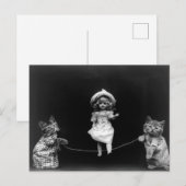 Doll en Kittens overslaan Briefkaart (Voorkant / Achterkant)