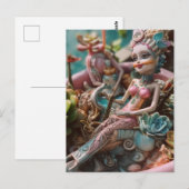 Doll en Planten Briefkaart (Voorkant / Achterkant)