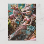 Doll en Planten Briefkaart (Voorkant)