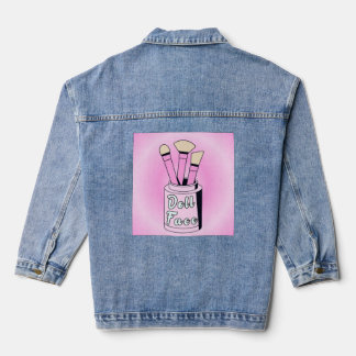 Doll Face - Canvas uit de jaren 40 Denim Jacket