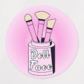 Doll Face - Canvas uit de jaren 40 Labels (Design 1)