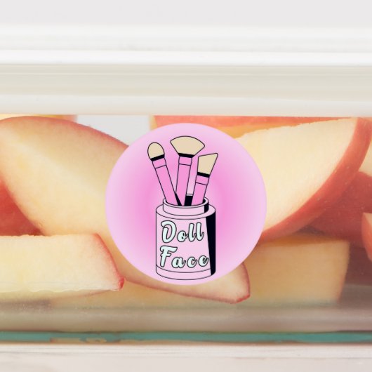 Doll Face - Canvas uit de jaren 40 Labels (Aangebracht)