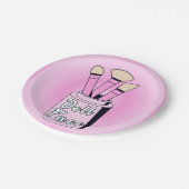 Doll Face - Canvas uit de jaren 40 Papieren Bordje (Gekanteld)