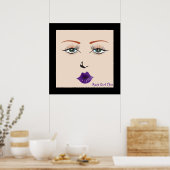 Doll Face "Rock Girl Chic" Poster (Keuken)