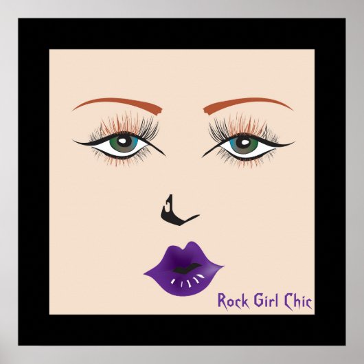 Doll Face "Rock Girl Chic" Poster (Voorkant)