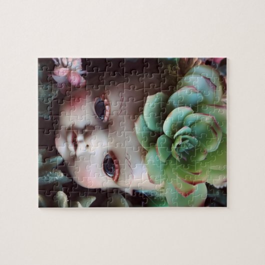 Doll Head in de Succulent Garden Legpuzzel (Horizontaal)