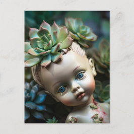 Doll Head in het Briefkaart Succulent Garden
