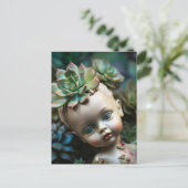 Doll Head in het Briefkaart Succulent Garden (Staand voorkant)