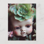 Doll Head in het Briefkaart Succulent Garden (Voorkant)