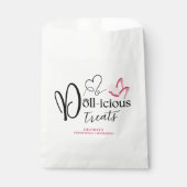 Doll-icious Treats voorkeurstassen Bedankzakje (Voorkant)