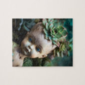 Doll in de Succulent Garden Uniek Legpuzzel (Horizontaal)