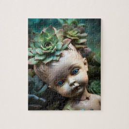 Doll in de Succulent Garden Uniek Legpuzzel
