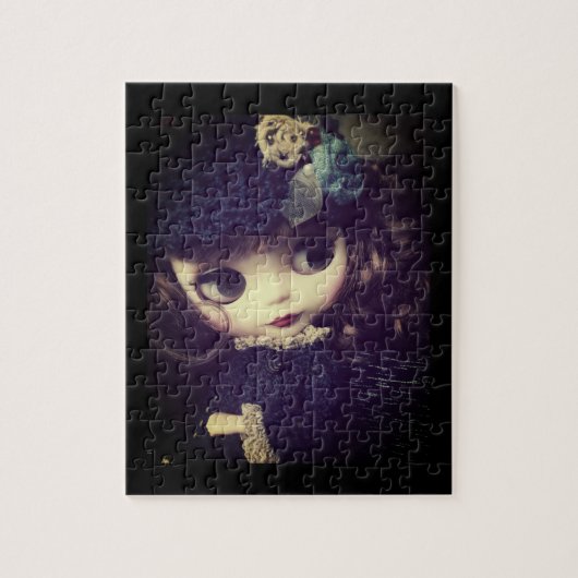Doll in een outfit legpuzzel (Verticaal)