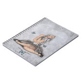 Doll in hart Butterfly-laptop Notitieboek (Linkerzijde)