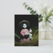 Doll in het Mossy Forest Briefkaart (Staand voorkant)