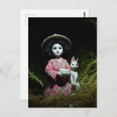 Doll in het Mossy Forest Briefkaart (Voorkant / Achterkant)