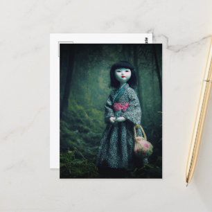 Doll in het Mossy Forest Briefkaart