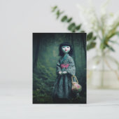 Doll in het Mossy Forest Briefkaart (Staand voorkant)