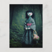 Doll in het Mossy Forest Briefkaart (Voorkant)