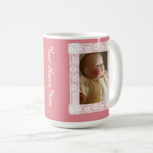 Doll Lovers heeft een Mok met een devies-lo dollar (Voorkant rechts)