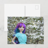 Doll Mirodoll Mika uit Aziatische landen Briefkaart (Voorkant / Achterkant)