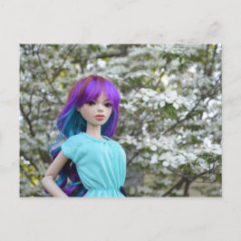 Doll Mirodoll Mika uit Aziatische landen Briefkaart