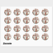 Doll Party Ronde Sticker (Vel)