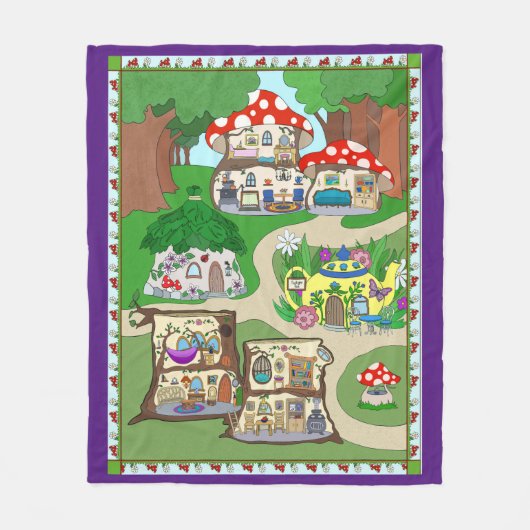 Doll Play Blanket Fleece Deken (Voorkant)