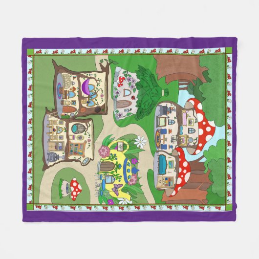 Doll Play Blanket Fleece Deken (Voorkant (Horizontaal))