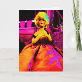  Doll Pop Art Kaart