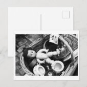 Doll Portrait - Doll at the flea market Briefkaart (Voorkant / Achterkant)