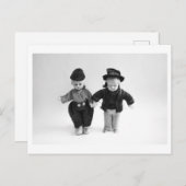Doll Portrait - Jumping dolls Briefkaart (Voorkant / Achterkant)