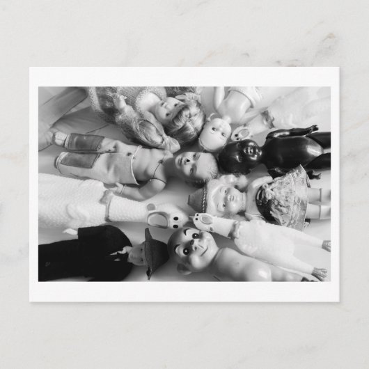 Doll Portrait - Plastic Dolls and Rubber Chickens Briefkaart (Voorkant)