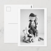 Doll Portrait - Vintage Doll Family Briefkaart (Voorkant / Achterkant)