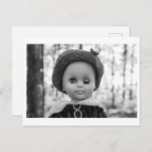 Doll Portrait - Winking Doll Briefkaart (Voorkant / Achterkant)
