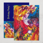  DOLL, rood blauw geel Kaart (Voorkant / Achterkant)