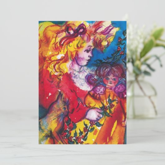  DOLL, rood blauw wit Kaart (Staand voorkant)