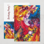 DOLL, rood blauw wit Kaart (Voorkant / Achterkant)