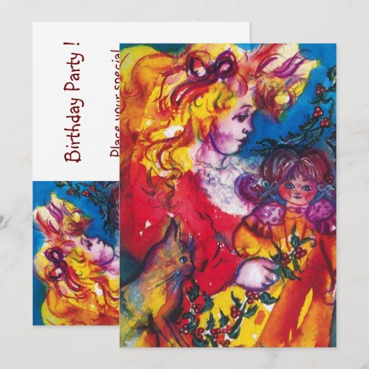  DOLL, rood blauw wit Kaart (Voorkant / Achterkant)