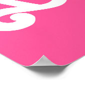 Doll Roze Bachelorette Party Foto Prop Poster (Hoek)