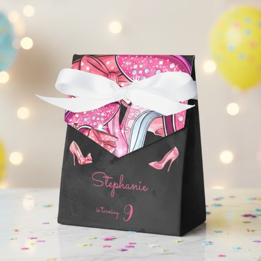 Doll roze hoge hak schoenen meisje verjaardagsfees bedankdoosjes