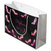 Doll roze hoge hak schoenen meisje verjaardagsfees groot cadeauzakje (Achterkant Gekanteld)