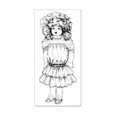 Doll Rubber Kunststempel Rubberstempel (Afrduk)