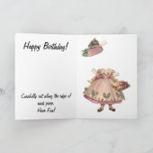 Doll van het document en Kaart van de Verjaardag (Binnen)