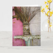 Doll van het voodoo in New Orleans Kaart (Gele Bloem)