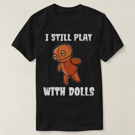 Doll Voodoo Magic goochelaar of hekserij fan T-shirt (Design voorkant)